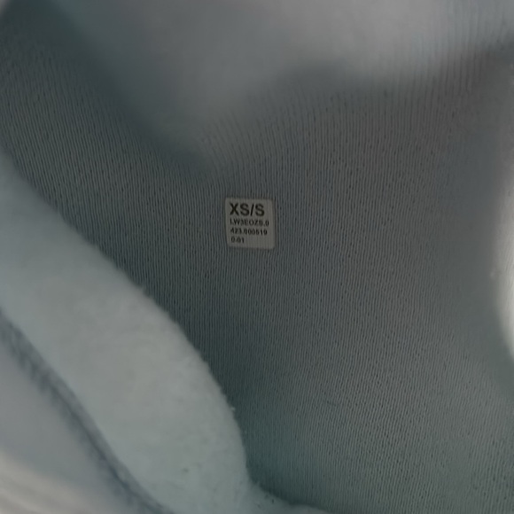 Lululemon Scuba Oversized Full-Zip Hoodie XS/S sheer blue - Picture 9 of 14